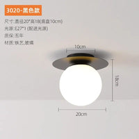 Plafonnier LED Balcon Moderne | Marco Lucetti Noir