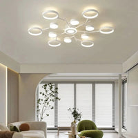 Plafonnier LED Blanc Décoratif avec Télécommande 2023 | Marco Lucetti