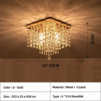 Plafonnier LED Bohème en Bois Luxe Moderne - Montage en Surface | Marco Lucetti G Or / Blanc chaud