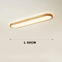 Plafonnier LED Bois Intelligent 2022 | Marco Lucetti BÛCHE L 60CM / Blanc chaud