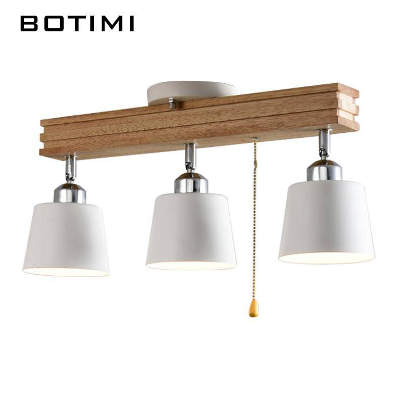 Plafonnier LED Bois-Métal ajustable | Marco Lucetti