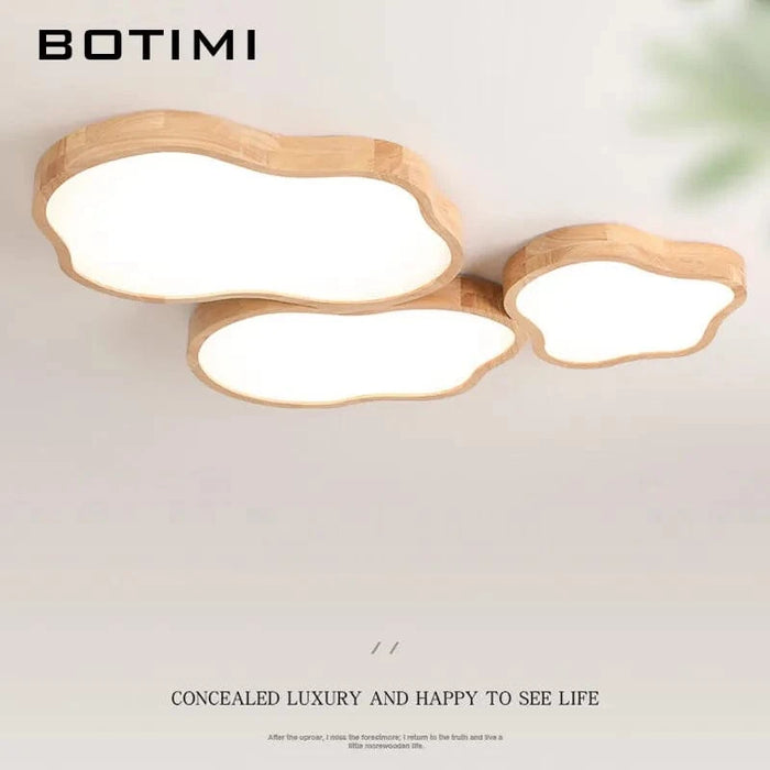 Plafonnier LED Bois Moderne | Marco Lucetti