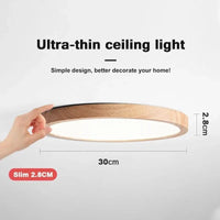 Plafonnier LED Bois Moderne | Marco Lucetti