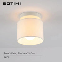 Plafonnier LED Botimi en Tissu | Marco Lucetti Blanc