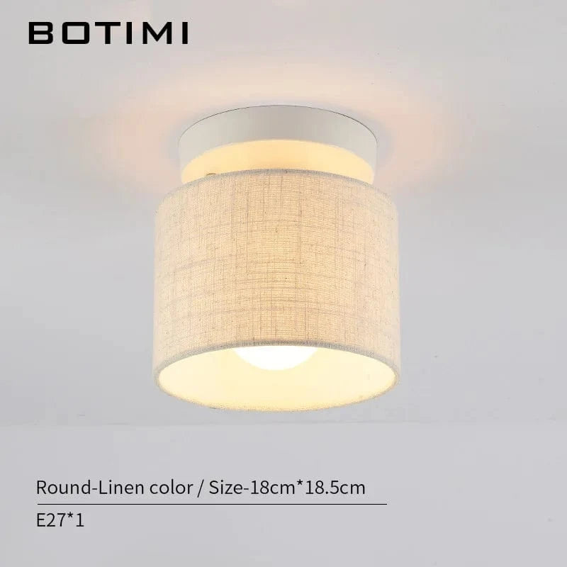 Plafonnier LED Botimi en Tissu | Marco Lucetti Couleur comme le lin