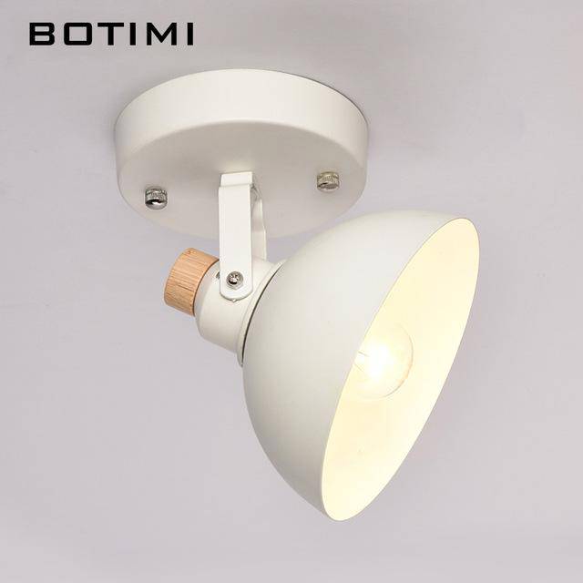 Plafonnier LED Bulbs en bois - Noir ou Blanc | Marco Lucetti 1 lampe - Blanc