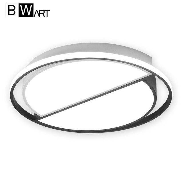 Plafonnier LED BWART Noir & Blanc | Marco Lucetti Blanc / 42x6cm - 45W / Chaude