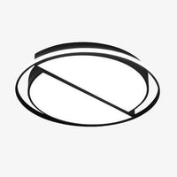 Plafonnier LED BWART Noir & Blanc | Marco Lucetti Noir / 42x6cm - 45W / Chaude