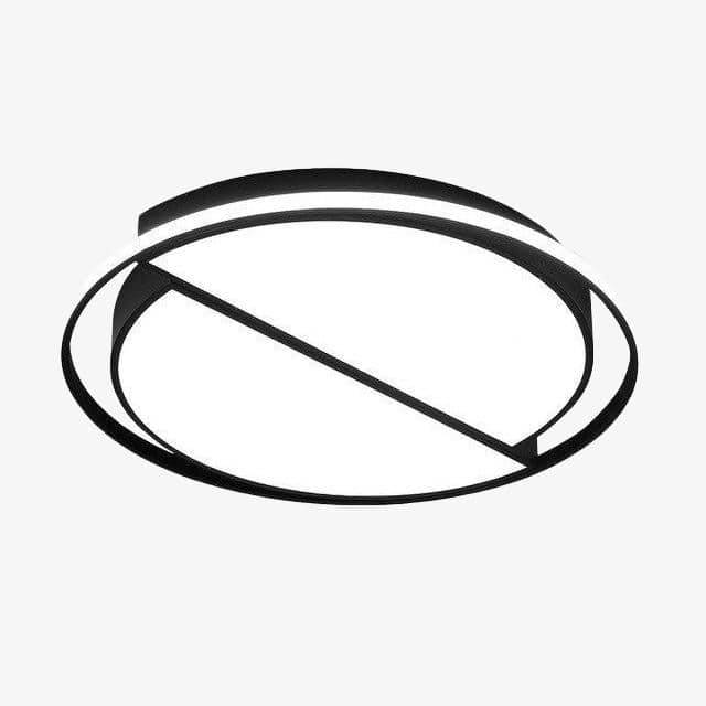 Plafonnier LED BWART Noir & Blanc | Marco Lucetti Noir / 42x6cm - 45W / Chaude