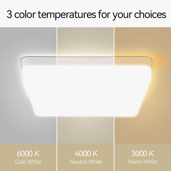 Plafonnier LED Carré Deluxe
