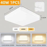 Plafonnier LED Carré Deluxe | Marco Lucetti Carré 40W 1PCS / CHINE / Blanc froid