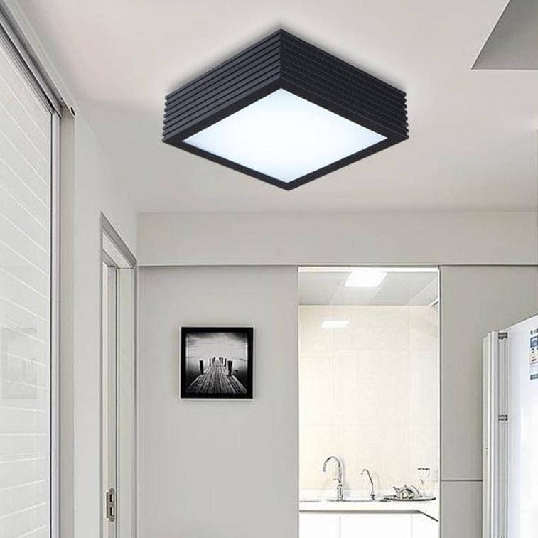 Plafonnier LED carré métallique SteplessSquare™ | Marco Lucetti