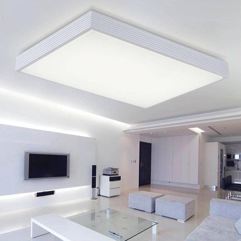 Plafonnier LED carré métallique SteplessSquare™ | Marco Lucetti