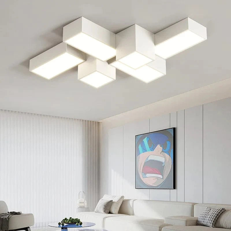 Plafonnier LED carré minimaliste design | Marco Lucetti