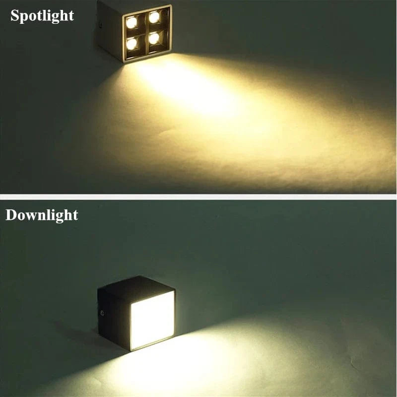 Plafonnier LED carré pour maison et hôtel - Montage en surface | Marco Lucetti