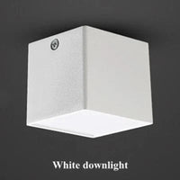 Plafonnier LED carré pour maison et hôtel - Montage en surface | Marco Lucetti Spot blanc / 6000K / 10W