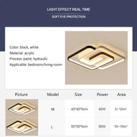 Plafonnier LED carré stylé | Marco Lucetti