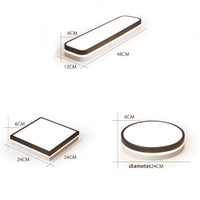 Plafonnier LED Chelsea : Design Géométrique Noir & Blanc | Marco Lucetti