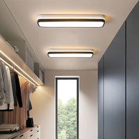 Plafonnier LED Chelsea : Design Géométrique Noir & Blanc | Marco Lucetti