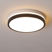 Plafonnier LED Chelsea : Design Géométrique Noir & Blanc | Marco Lucetti B - 24cm / Chaude