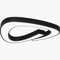 Plafonnier Led Chic en fer acrylique | Marco Lucetti