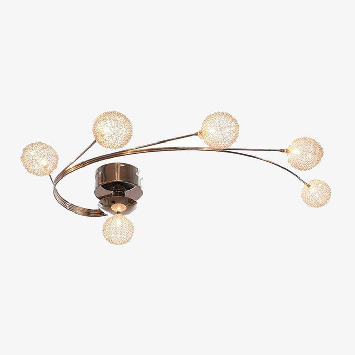 Plafonnier LED Chromé Élégant