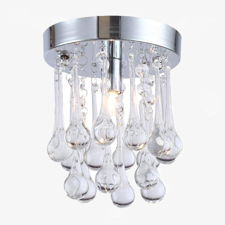 Plafonnier Chromé LED Cristal