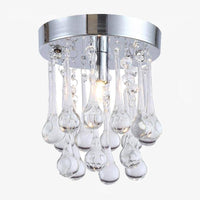 Plafonnier Chromé LED Cristal