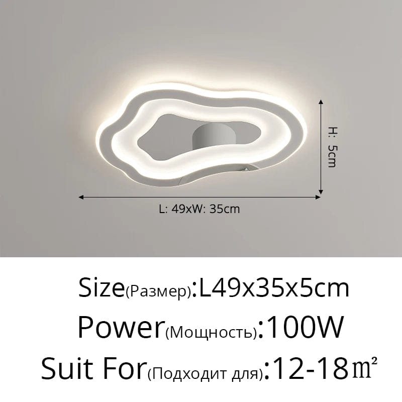 Plafonnier LED Chromé Moderne | Marco Lucetti