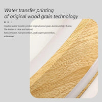 Plafonnier LED Circulaire Grain de Bois - Design Moderne et Minimaliste | Marco Lucetti