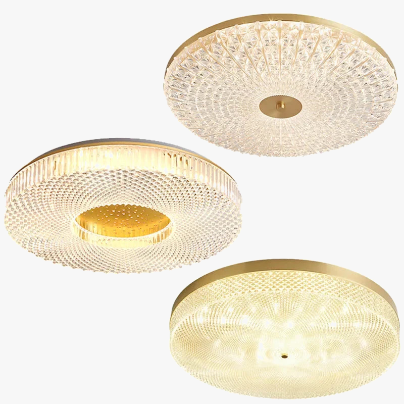 Plafonnier LED Circulaire Minimaliste Moderne en Acrylique - Éclairage Élégant