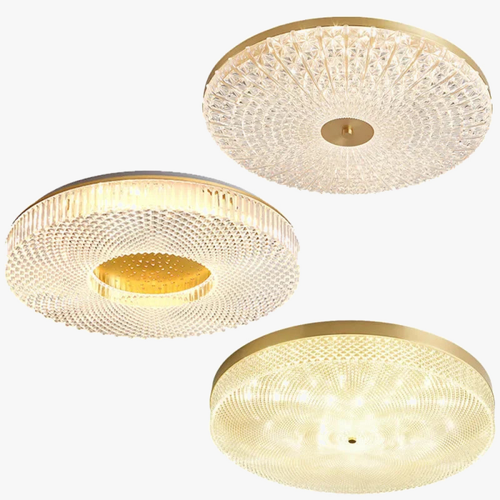 Plafonnier LED Circulaire Minimaliste Moderne en Acrylique - Éclairage Élégant