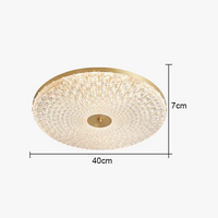 Plafonnier LED Circulaire Minimaliste Moderne en Acrylique - Éclairage Élégant