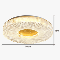 Plafonnier LED Circulaire Minimaliste Moderne en Acrylique - Éclairage Élégant | Marco Lucetti
