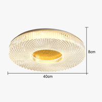 Plafonnier LED Circulaire Minimaliste Moderne en Acrylique - Éclairage Élégant | Marco Lucetti