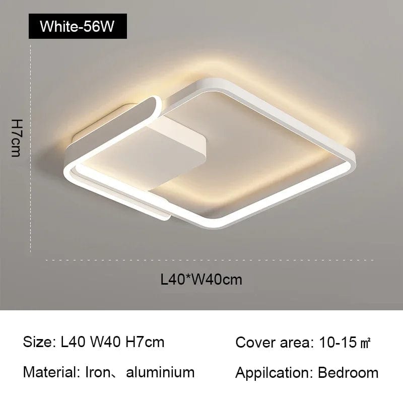 Plafonnier LED Circulaire Minimaliste Moderne - LuxLight | Marco Lucetti
