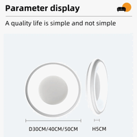 Plafonnier LED Circulaire Moderne Nordique Macaron - Éclairage Maison | Marco Lucetti