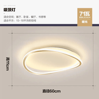 Plafonnier LED circulaire ultra-mince de style nordique moderne et artistique. | Marco Lucetti