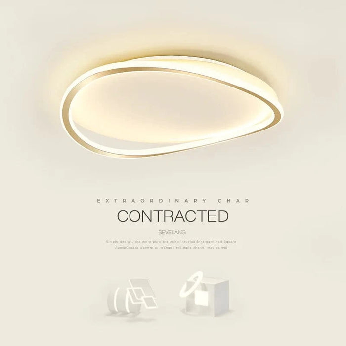 Plafonnier LED circulaire ultra-mince de style nordique moderne et artistique. | Marco Lucetti