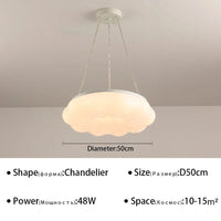 Plafonnier LED "Cloud Glow" | Marco Lucetti B D50CM / Blanc chaud