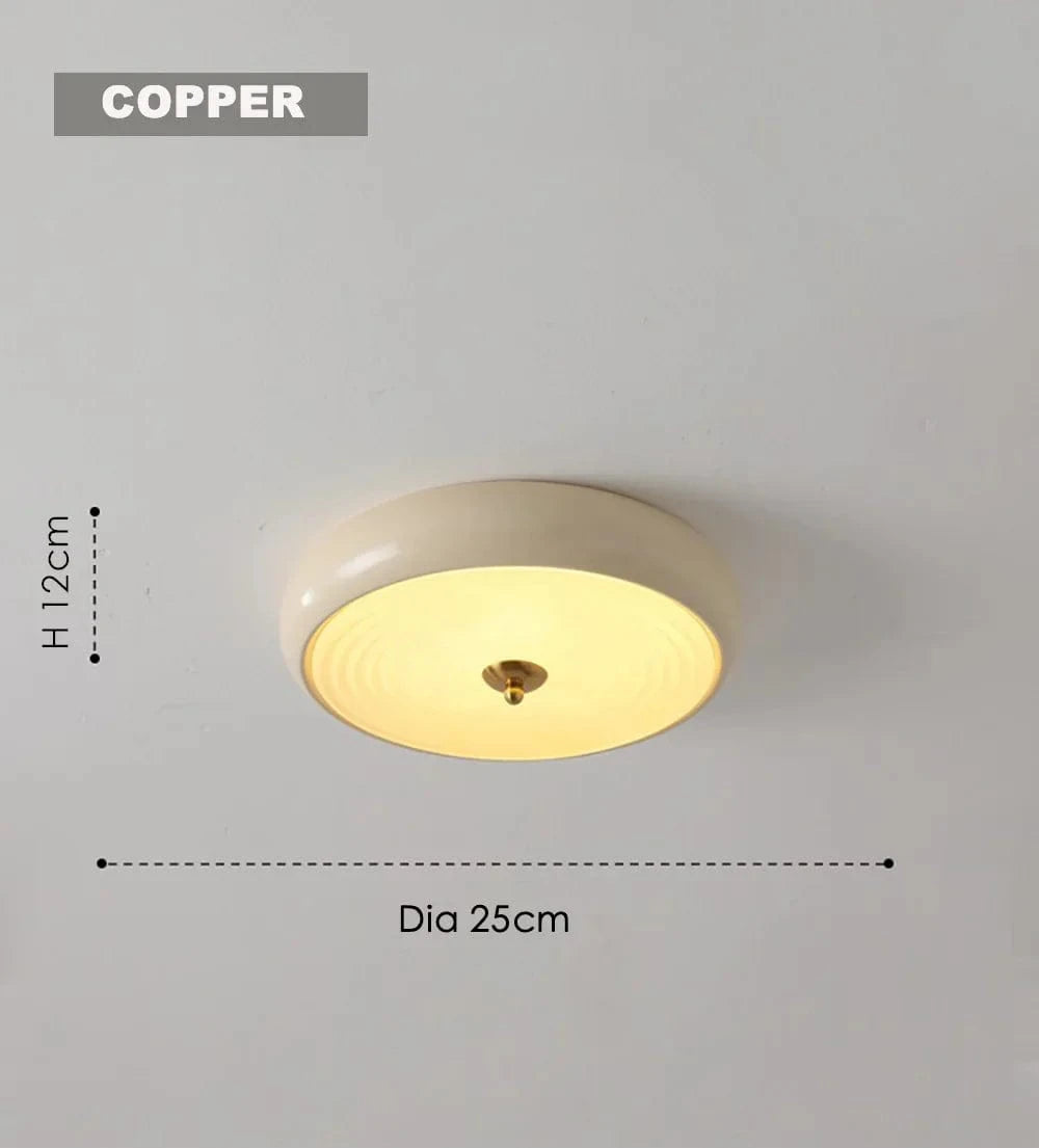 Plafonnier LED Cloud - Luminair DCHECK | Marco Lucetti 25 cm Cuivre / Tricolore