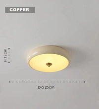 Plafonnier LED Cloud - Luminair DCHECK | Marco Lucetti 25 cm Cuivre / Tricolore