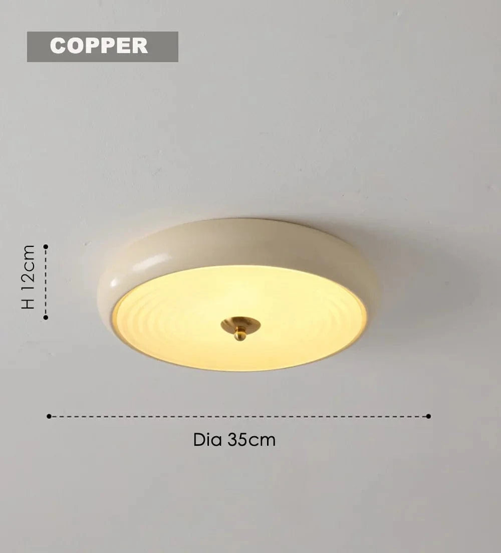 Plafonnier LED Cloud - Luminair DCHECK | Marco Lucetti 35 cm Cuivre / Tricolore