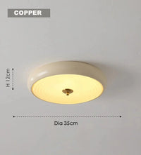 Plafonnier LED Cloud - Luminair DCHECK | Marco Lucetti 35 cm Cuivre / Tricolore