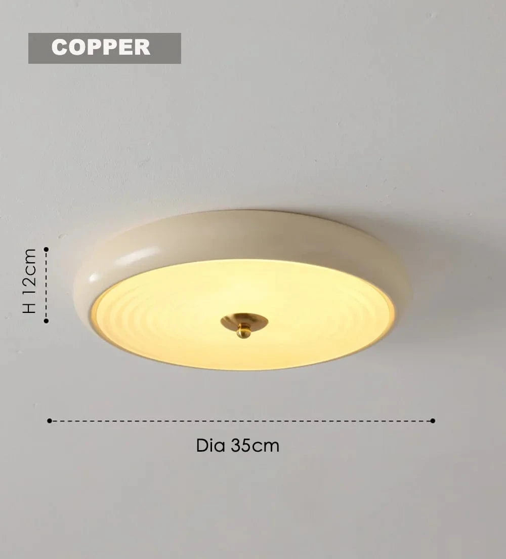 Plafonnier LED Cloud - Luminair DCHECK | Marco Lucetti 45 cm Cuivre / Luminosité variable