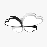 Plafonnier LED Coeur Connecté | Marco Lucetti Noir et blanc / 55x52cm - 34W