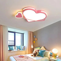 Plafonnier LED Cœur Rose pour Chambre d'Enfant | Marco Lucetti