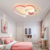 Plafonnier LED Cœur Rose pour Chambre d'Enfant | Marco Lucetti