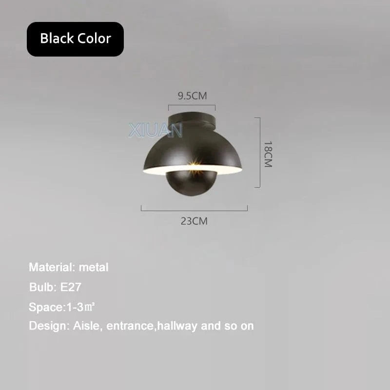 Plafonnier LED Coloré à Pot Rond | Marco Lucetti Noir / 3 Température de couleur