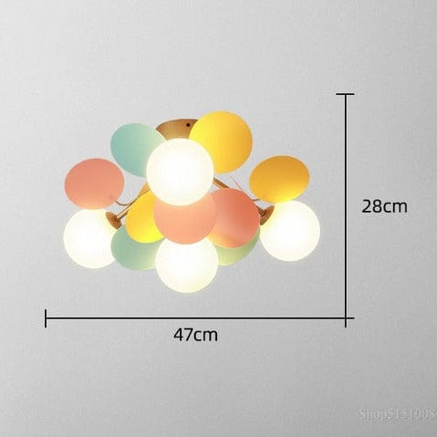 Plafonnier LED Coloré pour Chambre d'Enfant - Estel Kids | Marco Lucetti 4 lumières